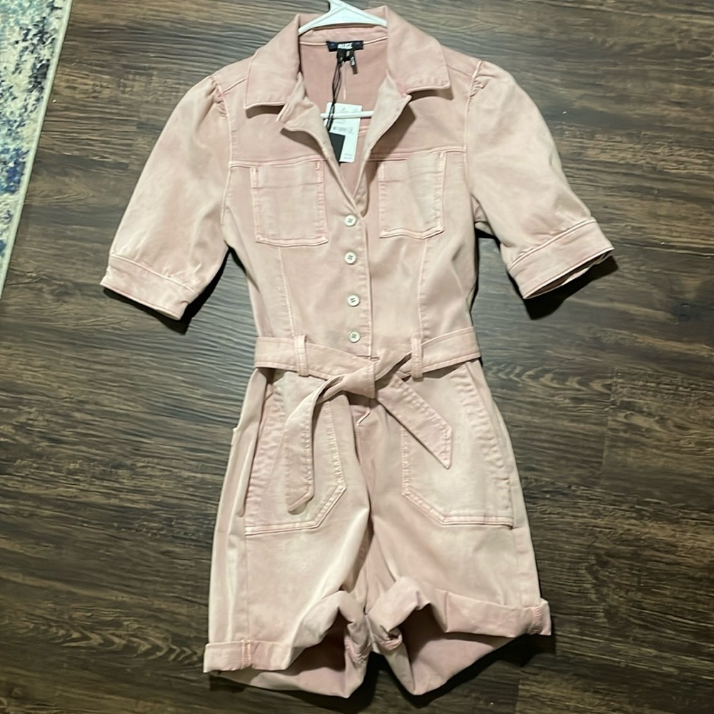 Paige Mayslie Romper Vintage Rouge Glow